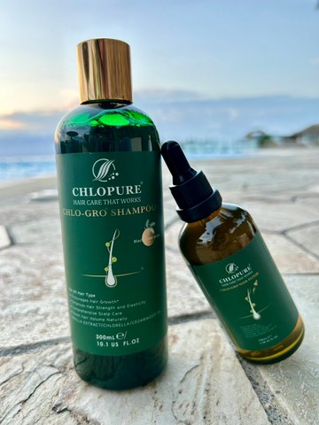 【英國品牌CHLOPURE】養髮液100ml+養髮洗髮精300ml 2入組