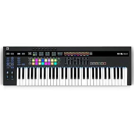 novation 61SL MkIII 8トラックシーケンサー搭載 MIDIキーボード 61鍵盤仕様