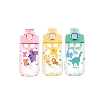 樂扣樂扣LocknLock 兒童水壺(500ml)-獅子黃/無尾熊粉/恐龍綠