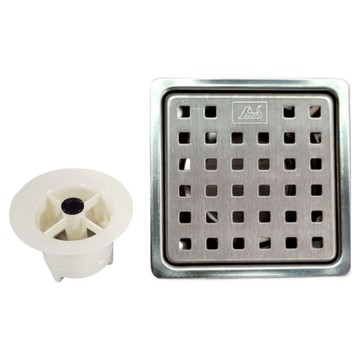 AmS 阿木師 地漏 內附ABS水門 160g  10 x 10cm  銀色  1個