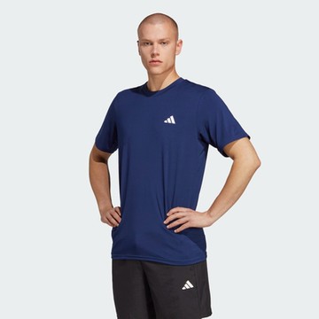 adidas 愛迪達 上衣 男款 短袖上衣 運動 亞規 TR-ES STRETCH T 藍 IC7414