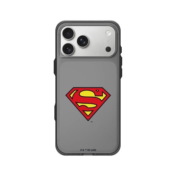 iPhone 17 Pro Max Clear (相機按鈕) 酷墨灰 - Superman - Superman-經典LOGO
