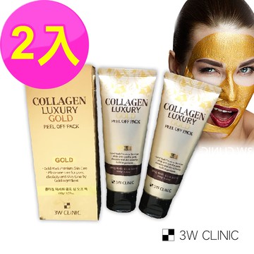 【韓國 3W CLINIC】晶鑽凍齡黃金面膜100gX2入