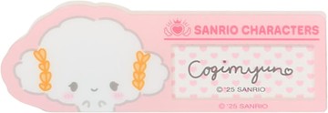 asdfkitty*三麗鷗 壓克力姓名牌 別針 徽章 胸針-紫盒-小麥粉精靈-日本正版
