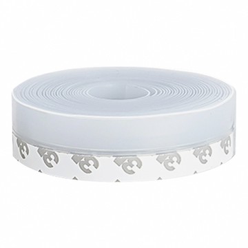 多功能防蟲門窗密封條 5M/捲 寬2.5cm 透明矽膠  1個