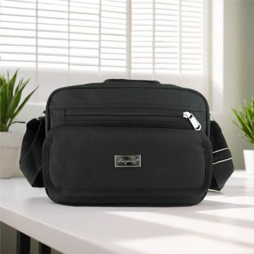 手提斜挎包收錢包時尚牛津布防水男單肩包做生意包包收銀包斜跨包