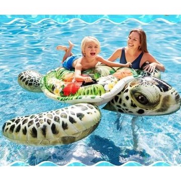花朵大海龜坐騎 大童 大人 泳具 泳圈 充氣浮床 水上用品 座船 游泳圈 泳池 游泳 海邊 玩水【BB0052】