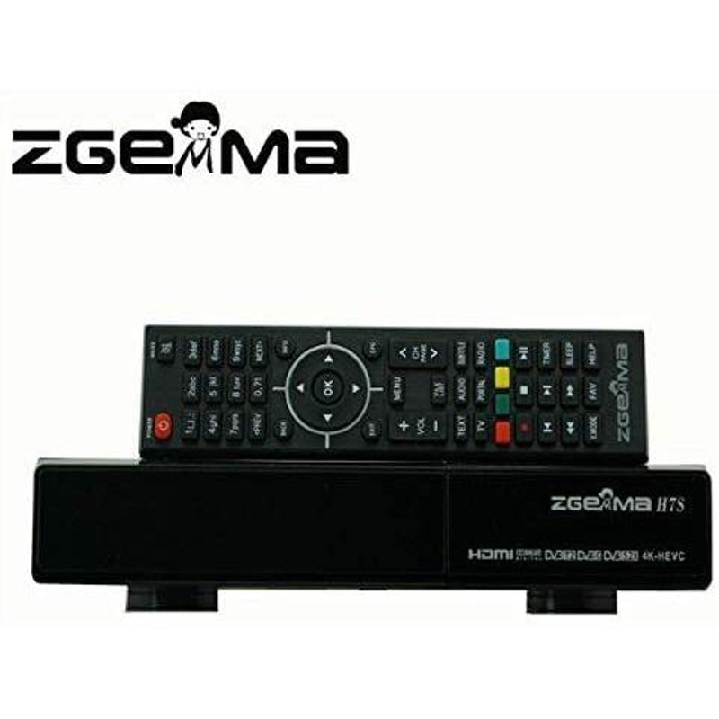 GINGER掲載商品】ZGEMMA H7S 新4K衛星放送 テレビ 2*DVB-S2X DVB-T2