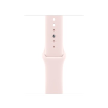 Apple 42 公釐嫩粉色運動型錶帶 - M/L