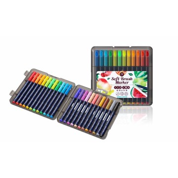 雄獅SIMBALION 軟頭水彩筆(BP36)-24色