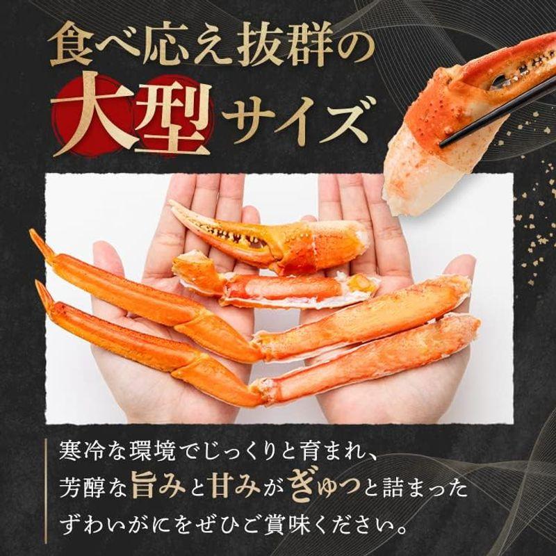 ROYAL GREENLAND 本 ズワイガニ ボイル 切りガニ 総重量 1.3kg 内容量 1kg 冷凍 特大 ギフト 贈り物 プレゼント