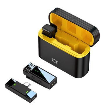 抖音同款私模J68領夾麥克風 戶外視頻直播收音降噪無線迷你小話筒【Snowbelle優選】