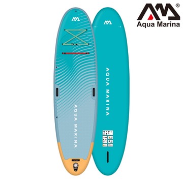 Aqua Marina 充氣立式划槳-運動型 DHYANA BT-23DHP / 瑜珈板 水上瑜珈 立槳 SUP 單氣室 站浪板 槳板