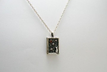 我在看同一個月亮 - 窗邊的貓 -銀吊墜