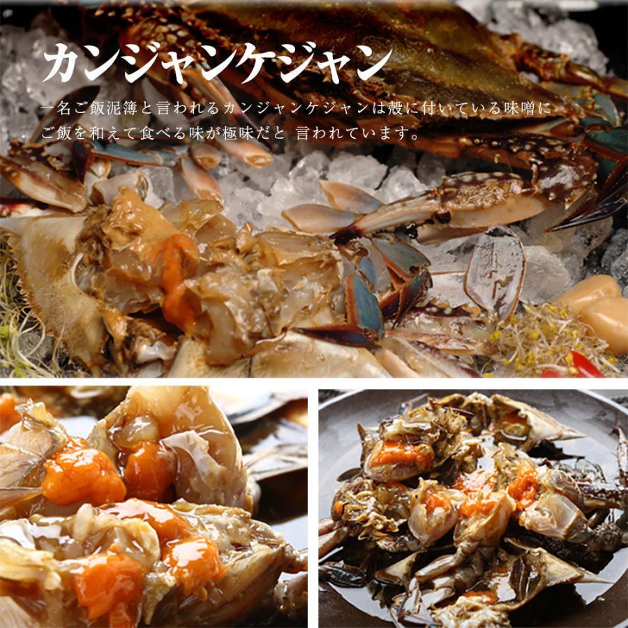 宮（KUNG） カンジャンケジャン(ワタリガニの醤油漬け) 700g(2‐3杯) タレ含み ＋ ヤンニョムケジャン(味付けカニ) 400g セット