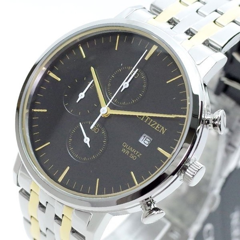 シチズン CITIZEN 腕時計 メンズ AN3614-54E クォーツ ブラック ...