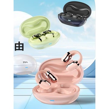 ZGA通用骨傳導藍牙耳機真無線運動跑步不入掛耳夾式氣傳感新款
