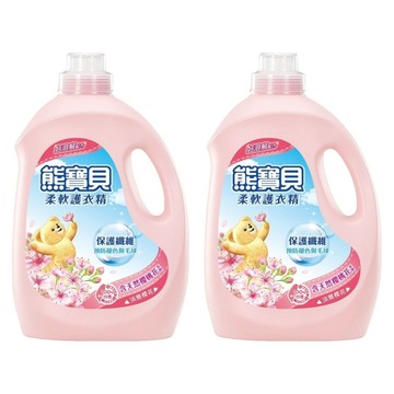 Snuggle 熊寶貝 柔軟護衣精 淡雅櫻花香  3L  2桶