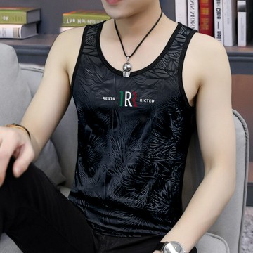 【喜挖】2025男士背心無袖T恤內穿夏季運動馬甲坎肩跨欄健身打底速幹潮色