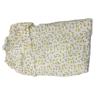 ROYALLIN 蘿林嚴選 純棉四季小碎花睡袍  113cm  黃色