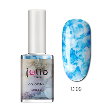 Julia 水墨暈染液 15ml-CI09藍色