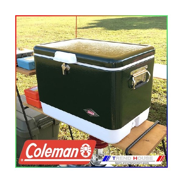 日本での取扱終了 在庫のみ コールマン スチールベルトクーラー 54qt グリーン Coleman クーラーボックス 通販 Lineポイント最大0 5 Get Lineショッピング