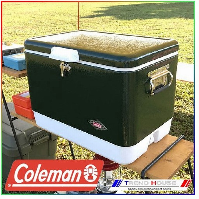 日本での取扱終了 在庫のみ コールマン スチールベルトクーラー 54qt グリーン Coleman クーラーボックス 通販 Lineポイント最大0 5 Get Lineショッピング