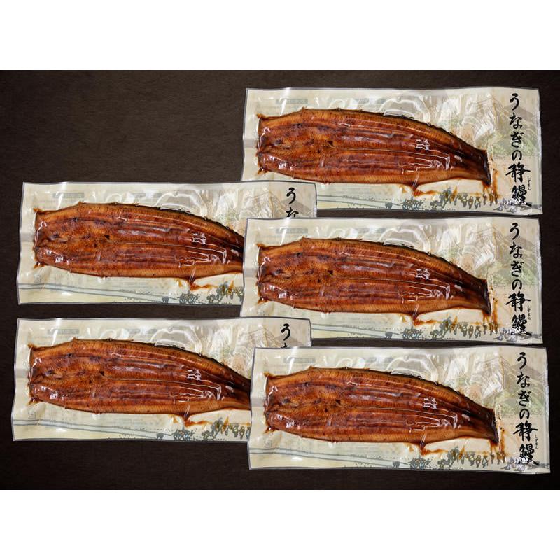 静岡県産無添加うなぎ長蒲焼き 5尾（120g×5）