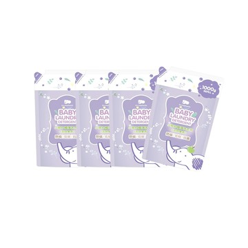 麗嬰房 植淨洗衣精補充包1000ml 4入－清甜果香