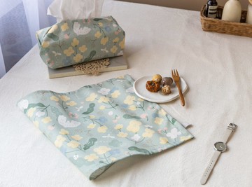 【抹茶冬之嵐-餐墊】防塵墊 / 辦公桌