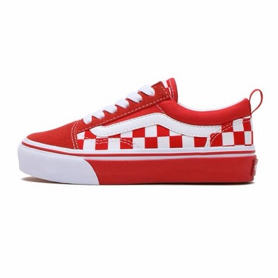 キッズ Vans ヴァンズ Old Skool 19 22 キッズ オールドスクール V36ck Hfchk Red White 22cm レッド 通販 Lineポイント最大get Lineショッピング