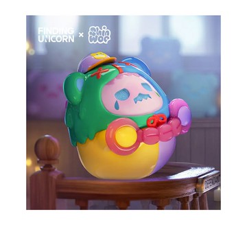 尋找獨角獸 Shinwoo 幽靈熊壞熊都市系列盲盒手辦公仔盒玩 (單入隨機出貨)