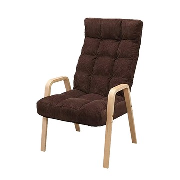 IRIS日式舒活休閒椅/WAC-L/加高款/棕