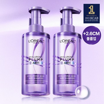 LOREAL PARIS Hyaluronic Plump Airy Shampoo 440ml AA SET