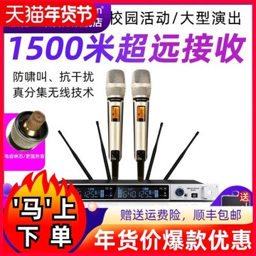 Glen Ralston格倫士頓超遠距離無線話筒一拖二家用會議演出婚慶咪