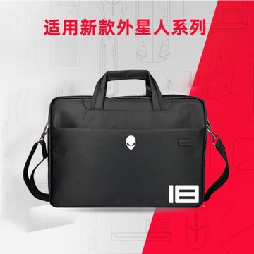 適用外星人m18筆記本電腦包18寸手提X16單肩包X15 X17r2防水大容量m15r7 m17r5可套拉桿箱放鍵盤17.3寸