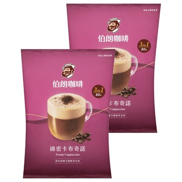 金車 MR.BROWN 伯朗咖啡 綿密卡布奇諾三合一  60個