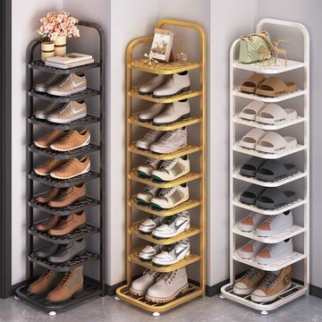 鞋架家用門口多層鞋收納簡易折疊小窄鞋柜入戶門室內省空間鞋架子