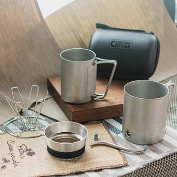 專利設計可伸縮濾杯丨Driver SHARE手沖咖啡組