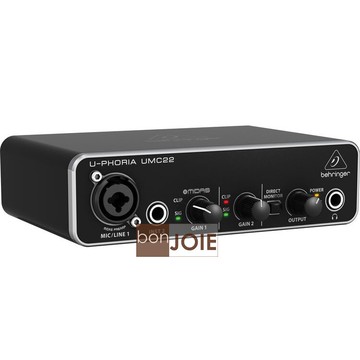 ::bonJOIE:: 美國進口 Behringer U-Phoria UMC22 USB 錄音介面 (全新盒裝) USB2.0 德國耳朵牌 錄音卡