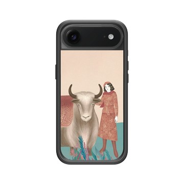 iPhone Air Mod NX -邊框背蓋組合 (相機按鈕) 黑 - 欣蒂小姐 Miss Cyndi - 靈獸 / 吾與棕氂