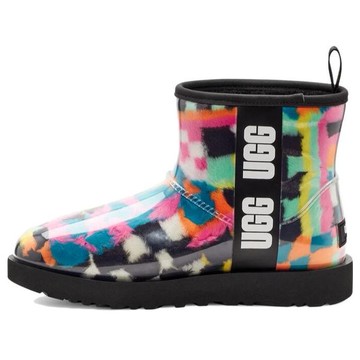 (WMNS) UGG Classic Clear Mini Boot Checks 'Black Multi'