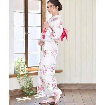 台灣出貨 日本和服浴衣女 传统正装纯棉款日式拍摄旅游cos服饰YUKATA