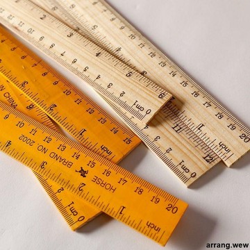 【雙刻度設計】木質直尺 15cm 30cm 單面直尺 雙刻度尺子 教具木尺 裁縫尺 學生學習文具尺 多功能尺 文具尺 比