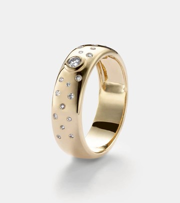 Roxanne First 14kt gold ring with diamonds