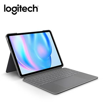 羅技Logitech Combo Touch鍵盤保護殼/iPad Air(M2)/13吋/灰