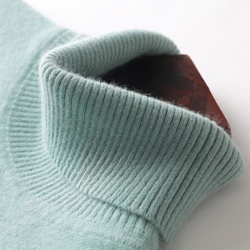 秋冬新款純色山羊絨衫男士高翻領套頭大碼毛衣寬松羊毛衫打底針織