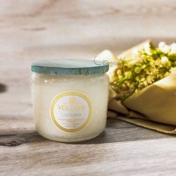 Voluspa 美國 香氛蠟燭 拉古納 Laguna 4.5oz 全新 浮雕瓶身