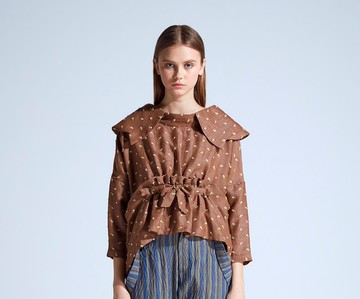 moi non plus 達妮造型領上衣