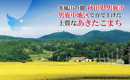  定期便 令和5年産 なまはげの里の あきたこまち 精米 10kg 5kg×2袋 6ヶ月連続発送（合計 60kg）笹川商店 秋田県 男鹿市